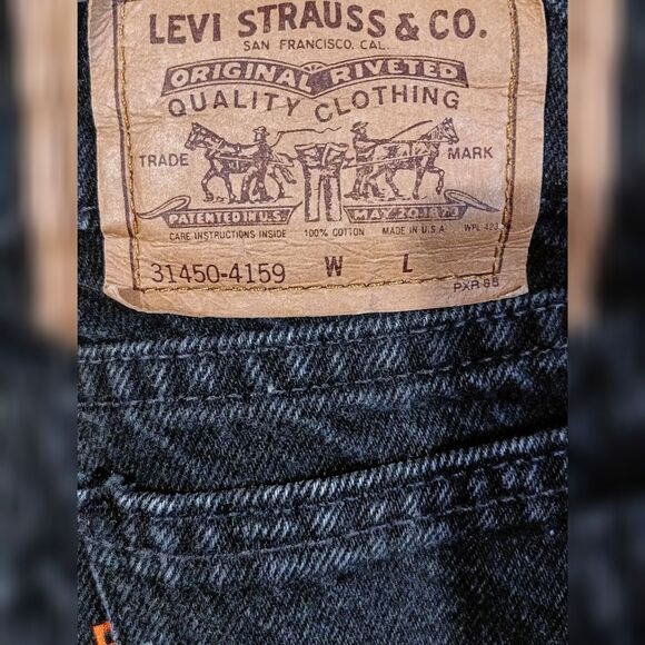 Levi's 614 Vintage 1990's Orange Tab - Picture 3 of 8